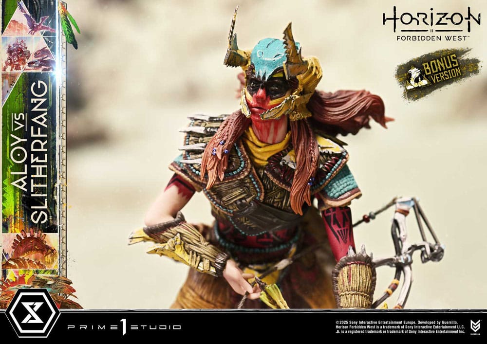 Horizon Forbidden West Ultimate Diorama Masterline Series Statue Aloy vs. The Slitherfang Bonus Version 82 cm