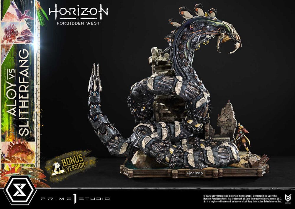 Horizon Forbidden West Ultimate Diorama Masterline Series Statue Aloy vs. The Slitherfang Bonus Version 82 cm