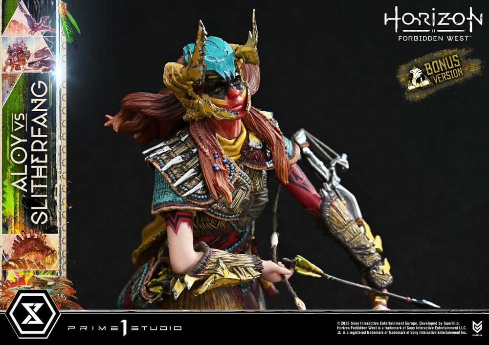 Horizon Forbidden West Ultimate Diorama Masterline Series Statue Aloy vs. The Slitherfang Bonus Version 82 cm