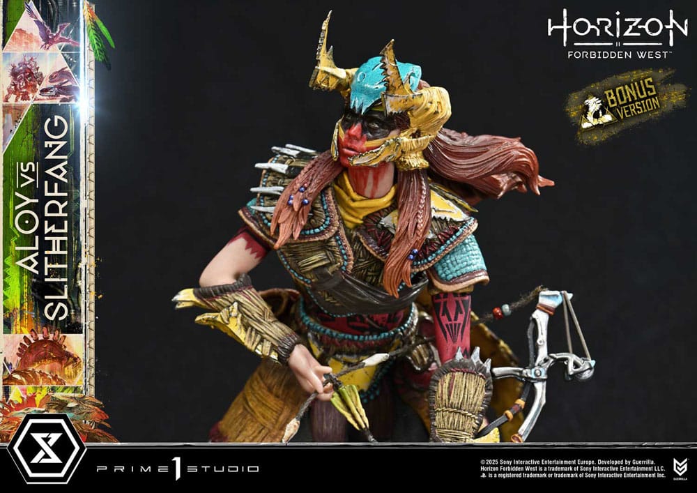 Horizon Forbidden West Ultimate Diorama Masterline Series Statue Aloy vs. The Slitherfang Bonus Version 82 cm