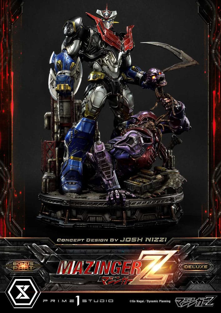 Mazinger Z Ultimate Diorama Masterline Statue Concept Design by Josh Nizzi Deluxe Bonus Version 69 cm