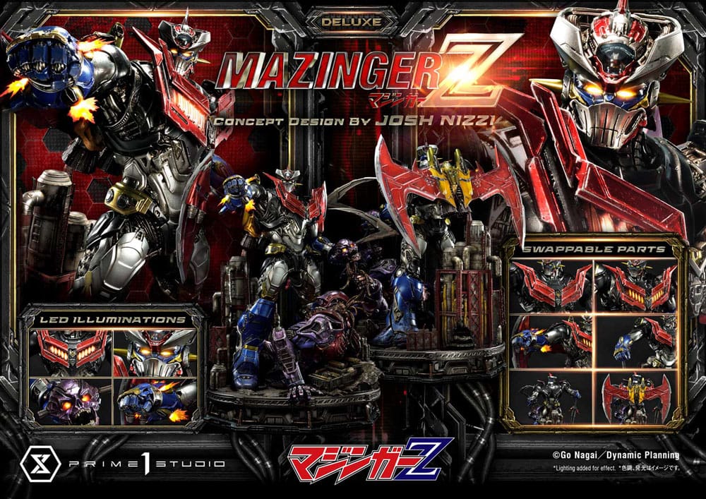 Mazinger Z Ultimate Diorama Masterline Statue Concept Design by Josh Nizzi Deluxe Bonus Version 69 cm