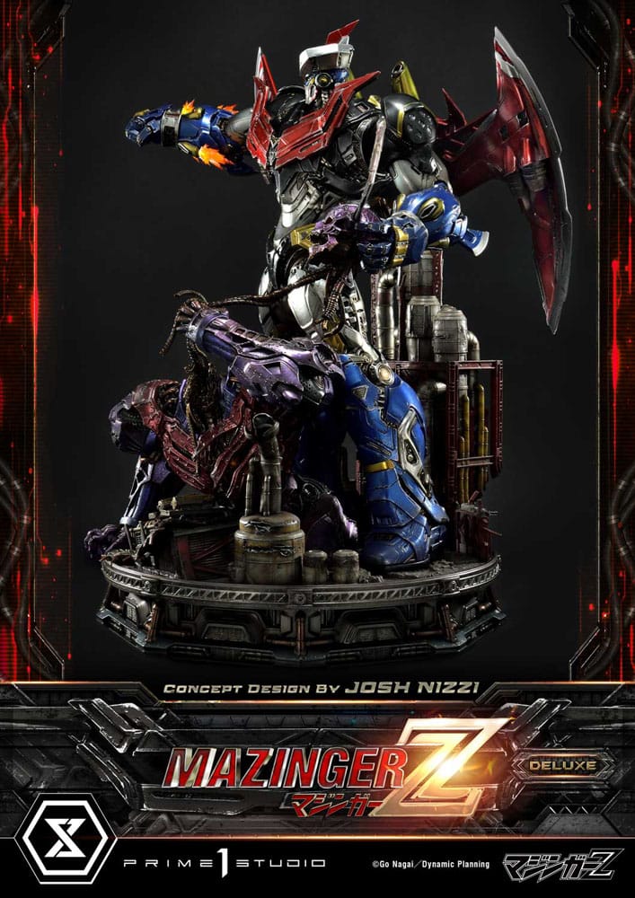 Mazinger Z Ultimate Diorama Masterline Statue Concept Design by Josh Nizzi Deluxe Bonus Version 69 cm