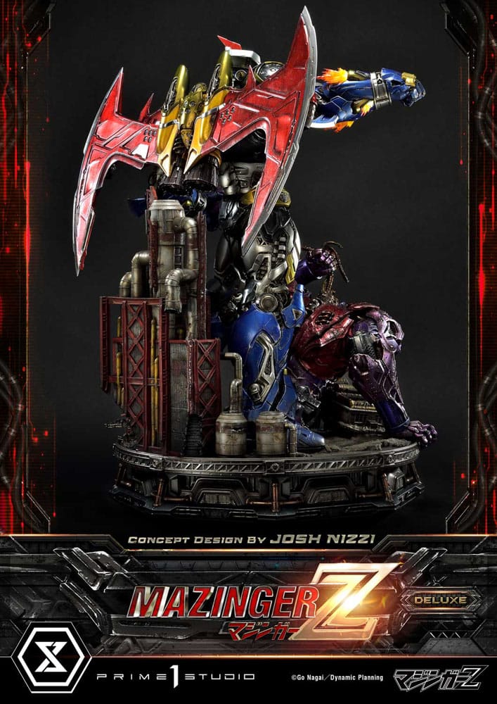 Mazinger Z Ultimate Diorama Masterline Statue Concept Design by Josh Nizzi Deluxe Bonus Version 69 cm