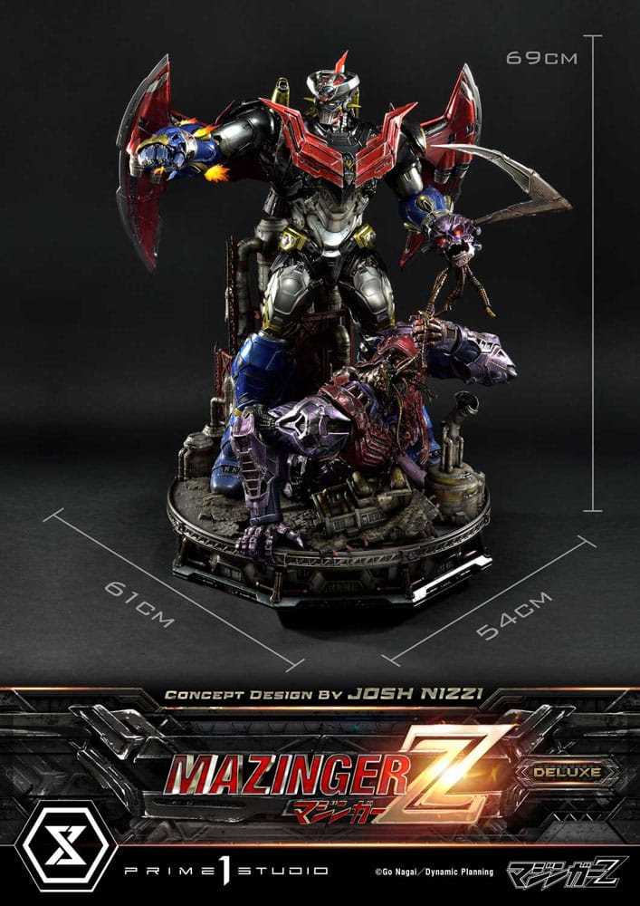 Mazinger Z Ultimate Diorama Masterline Statue Concept Design by Josh Nizzi Deluxe Bonus Version 69 cm