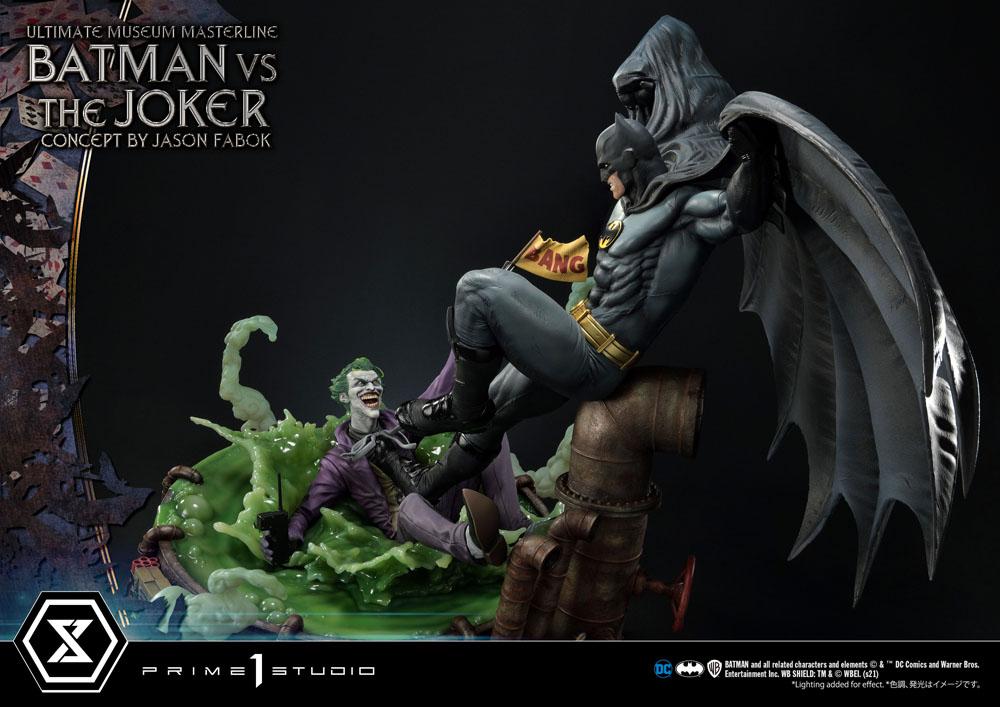 DC Comics Statue 1/3 Batman vs. The Joker by Jason Fabok 85 cm