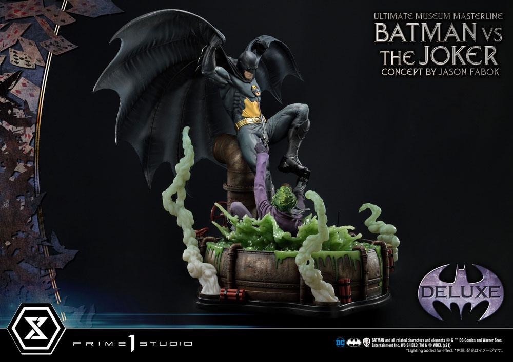 DC Comics Statue 1/3 Batman vs. The Joker by Jason Fabok Deluxe Bonus Version 85 cm