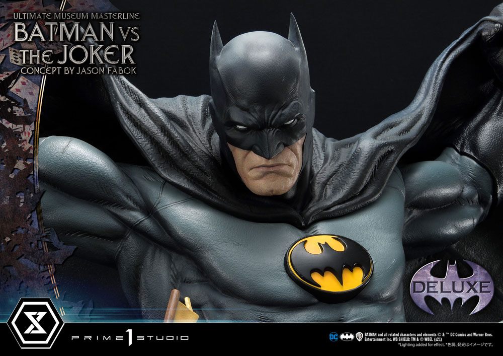 DC Comics Statue 1/3 Batman vs. The Joker by Jason Fabok Deluxe Bonus Version 85 cm