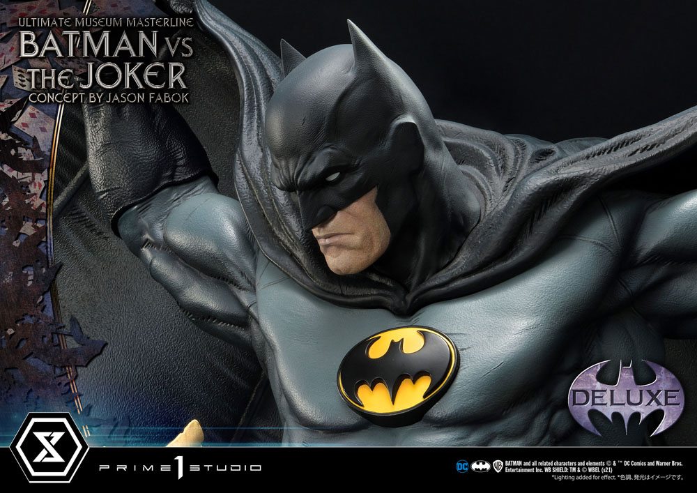 DC Comics Statue 1/3 Batman vs. The Joker by Jason Fabok Deluxe Bonus Version 85 cm