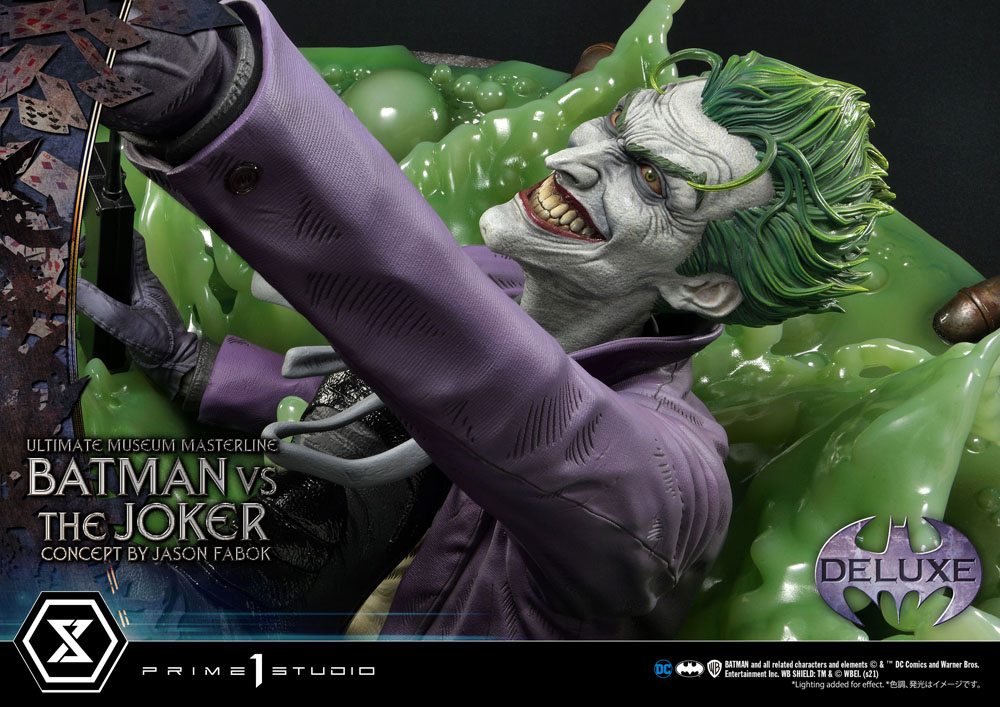 DC Comics Statue 1/3 Batman vs. The Joker by Jason Fabok Deluxe Bonus Version 85 cm