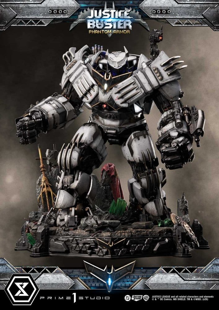 DC Comics Ultimate Museum Masterline Statue Justice Buster: Phantom Armor (Design By Josh Nizzi) 88 cm