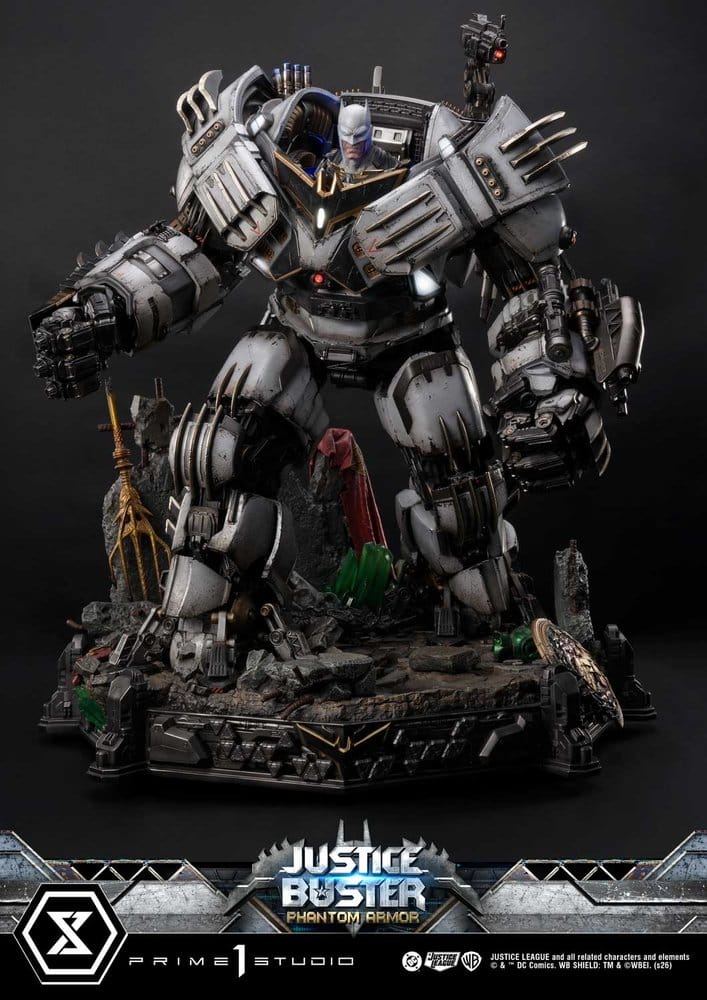 DC Comics Ultimate Museum Masterline Statue Justice Buster: Phantom Armor (Design By Josh Nizzi) 88 cm