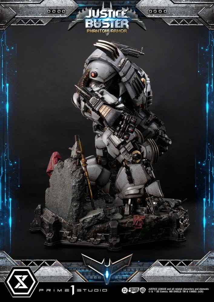 DC Comics Ultimate Museum Masterline Statue Justice Buster: Phantom Armor (Design By Josh Nizzi) 88 cm