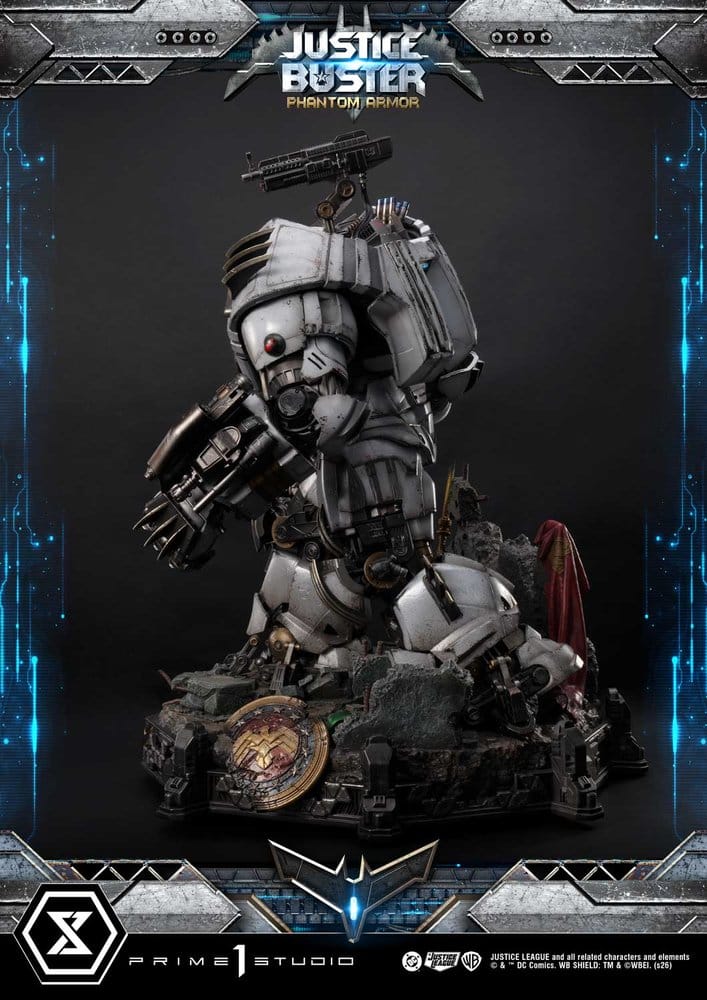 DC Comics Ultimate Museum Masterline Statue Justice Buster: Phantom Armor (Design By Josh Nizzi) 88 cm