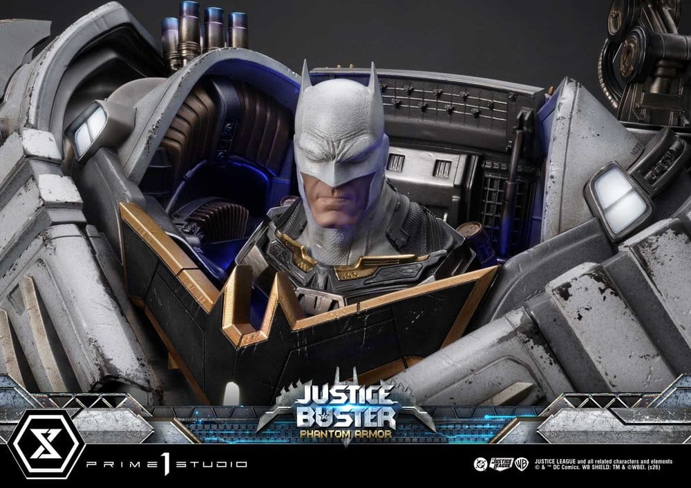 DC Comics Ultimate Museum Masterline Statue Justice Buster: Phantom Armor (Design By Josh Nizzi) 88 cm