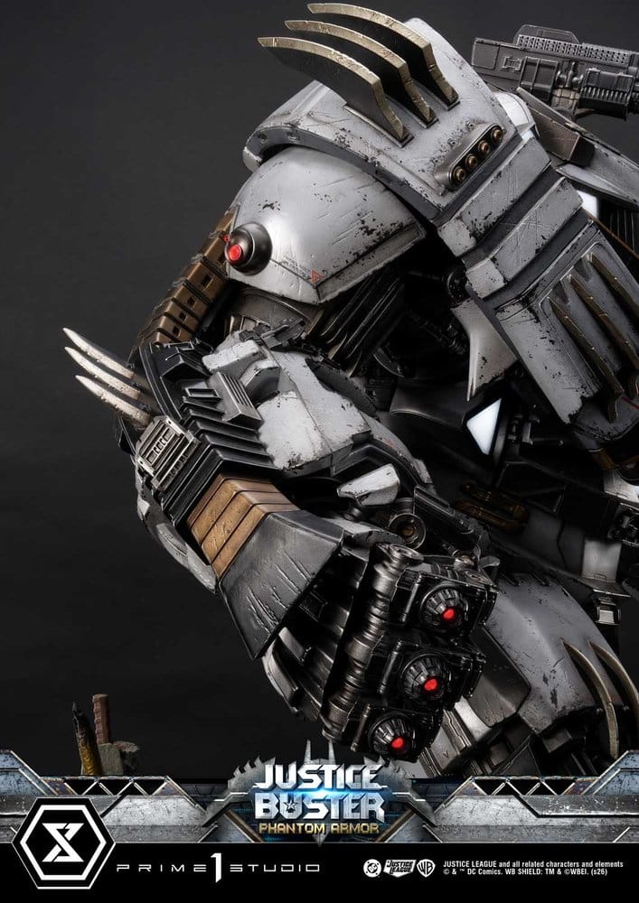 DC Comics Ultimate Museum Masterline Statue Justice Buster: Phantom Armor (Design By Josh Nizzi) 88 cm