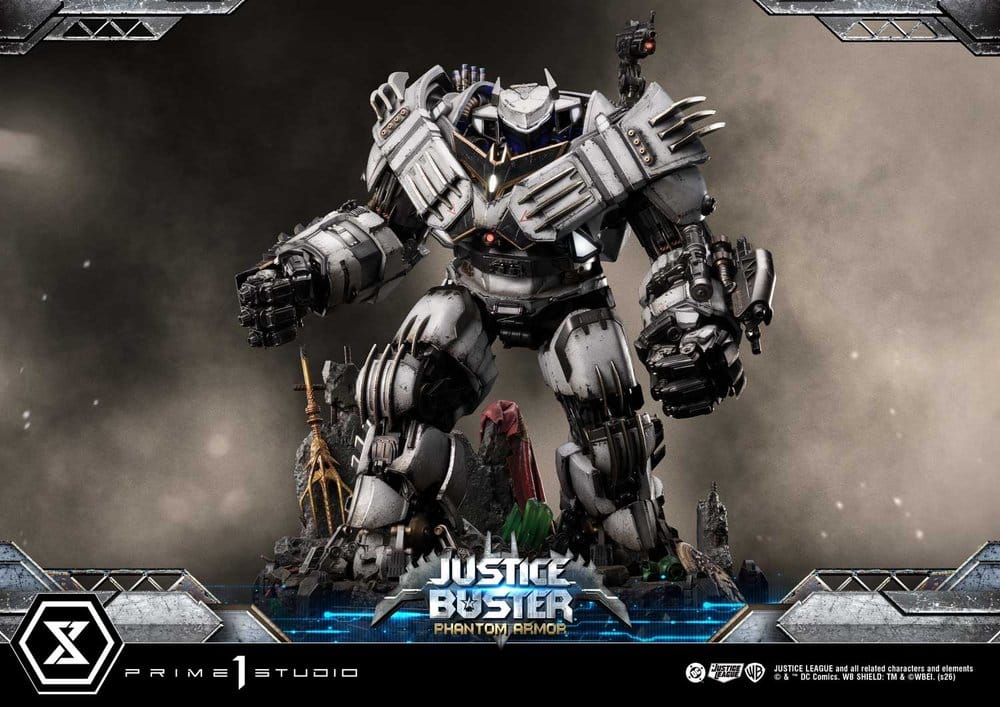 DC Comics Ultimate Museum Masterline Statue Justice Buster: Phantom Armor (Design By Josh Nizzi) 88 cm
