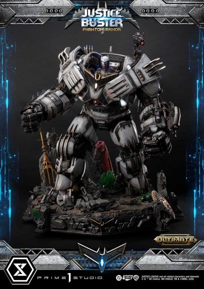 DC Comics Ultimate Museum Masterline Statue Justice Buster: Phantom Armor (Design By Josh Nizzi) Ultimate Version 88 cm