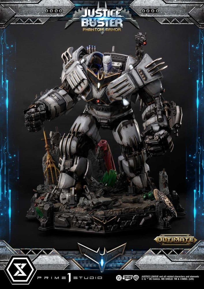 DC Comics Ultimate Museum Masterline Statue Justice Buster: Phantom Armor (Design By Josh Nizzi) Ultimate Version 88 cm
