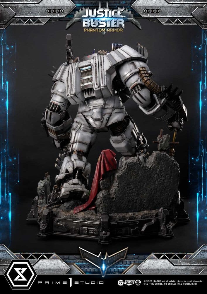 DC Comics Ultimate Museum Masterline Statue Justice Buster: Phantom Armor (Design By Josh Nizzi) Ultimate Version 88 cm