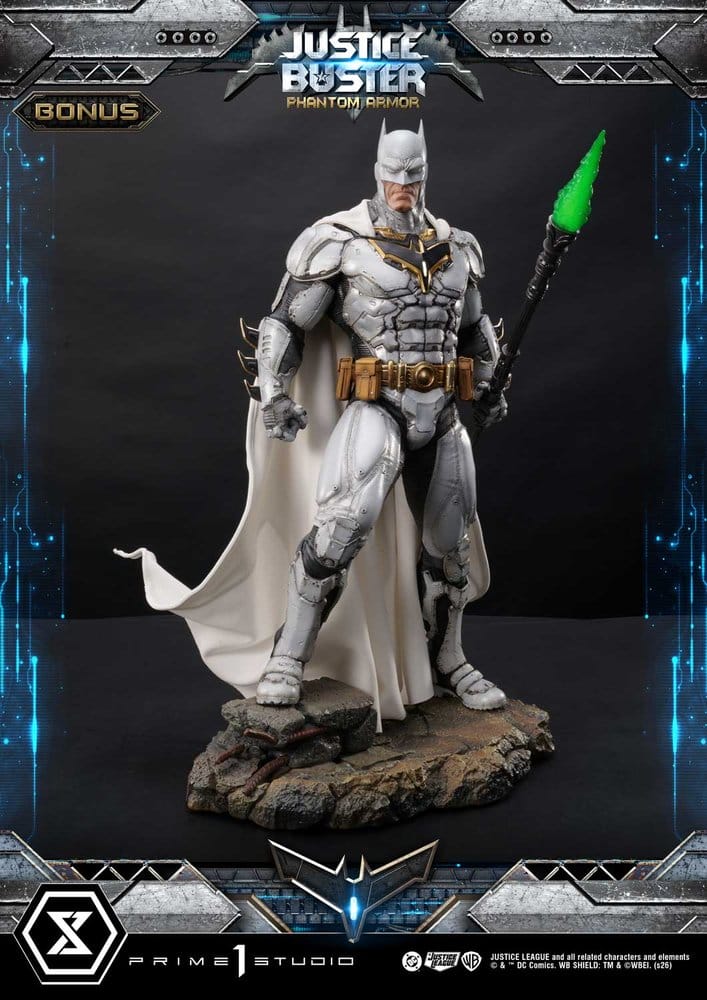 DC Comics Ultimate Museum Masterline Statue Justice Buster: Phantom Armor (Design By Josh Nizzi) Ultimate Bonus Version 88 cm