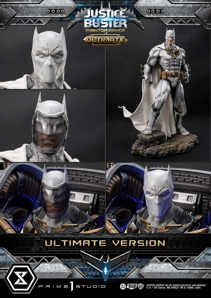 DC Comics Ultimate Museum Masterline Statue Justice Buster: Phantom Armor (Design By Josh Nizzi) Ultimate Bonus Version 88 cm