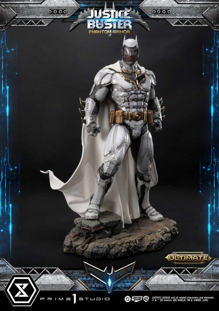 DC Comics Ultimate Museum Masterline Statue Justice Buster: Phantom Armor (Design By Josh Nizzi) Ultimate Bonus Version 88 cm