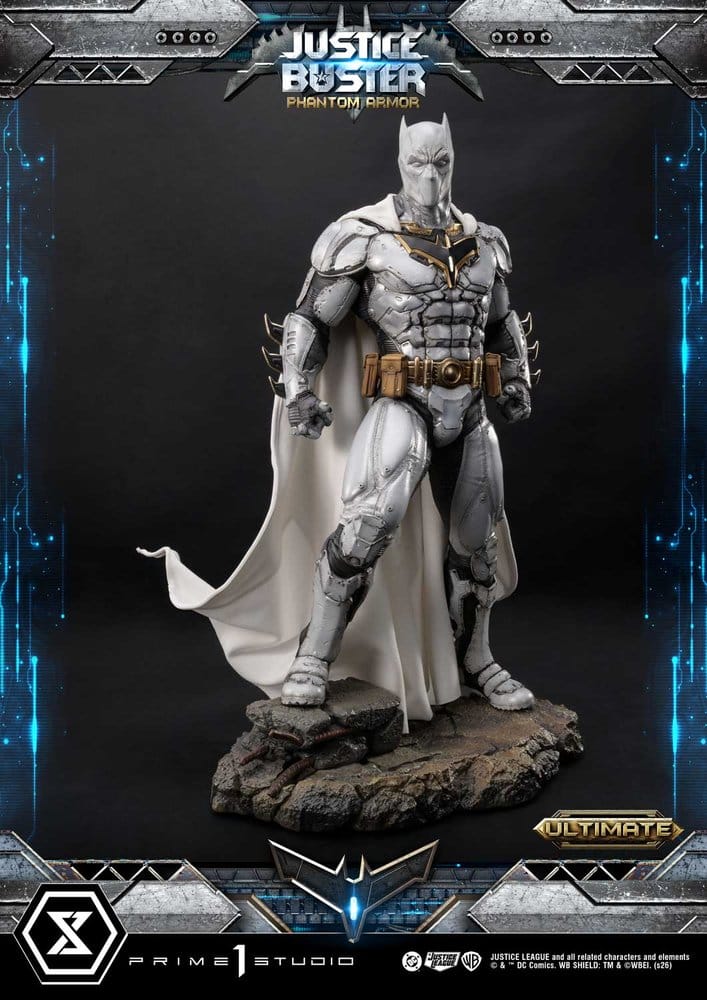 DC Comics Ultimate Museum Masterline Statue Justice Buster: Phantom Armor (Design By Josh Nizzi) Ultimate Bonus Version 88 cm