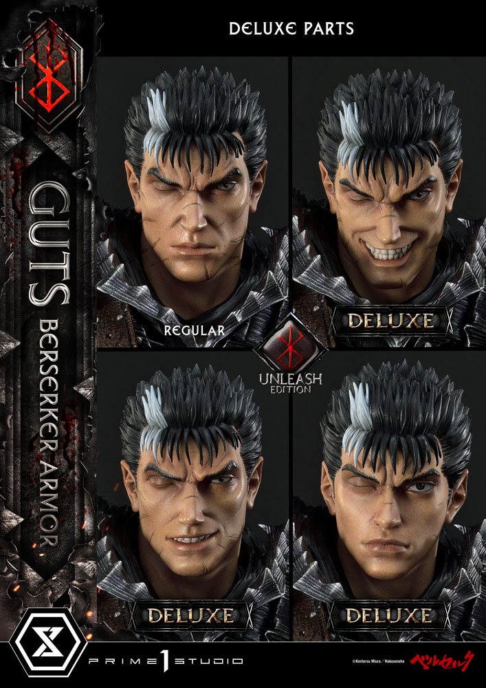 Berserk Statue 1/4 Guts Berserker Armor Unleash Edition Deluxe Version 91 cm - Damaged packaging