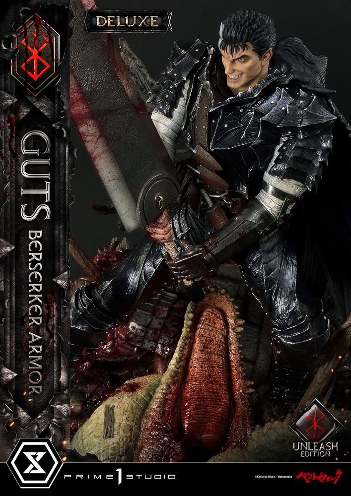 Berserk Statue 1/4 Guts Berserker Armor Unleash Edition Deluxe Version 91 cm - Damaged packaging