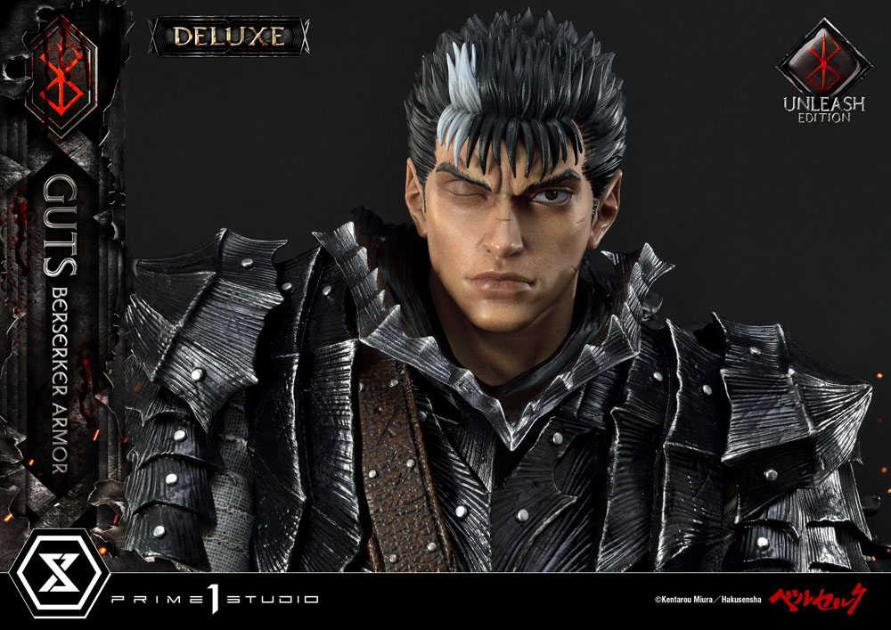 Berserk Statue 1/4 Guts Berserker Armor Unleash Edition Deluxe Version 91 cm - Damaged packaging