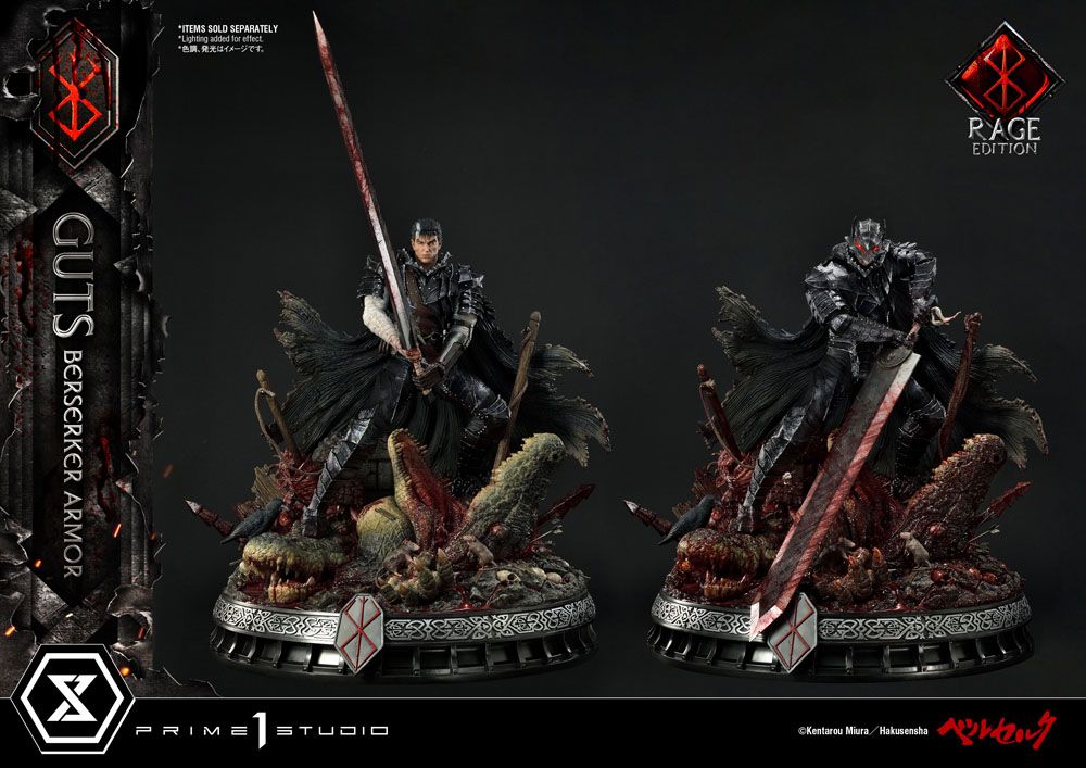 Berserk Statue 1/4 Guts Berserker Armor Rage Edition 67 cm