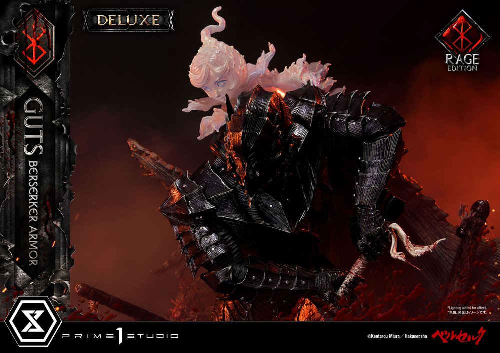 Berserk Statue 1/4 Guts Berserker Armor Rage Edition Deluxe Version 67 cm