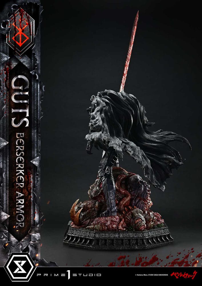 Berserk Ultimate Premium Masterline Series Statue 1/4 Guts, Berserker Armor Grunbeld vs. Guts 94 cm