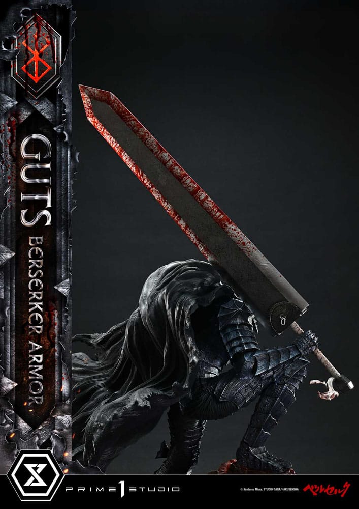 Berserk Ultimate Premium Masterline Series Statue 1/4 Guts, Berserker Armor Grunbeld vs. Guts 94 cm