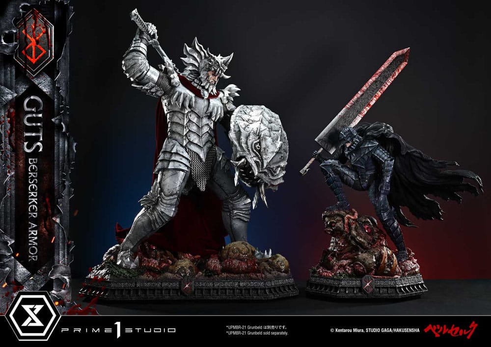 Berserk Ultimate Premium Masterline Series Statue 1/4 Guts, Berserker Armor Grunbeld vs. Guts 94 cm
