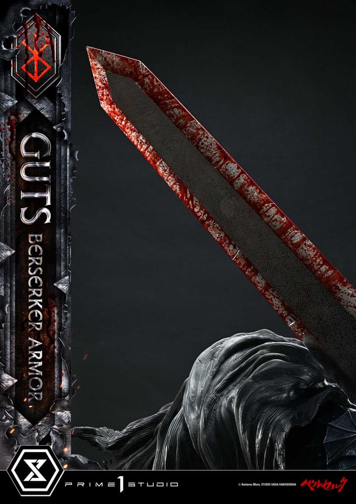 Berserk Ultimate Premium Masterline Series Statue 1/4 Guts, Berserker Armor Grunbeld vs. Guts 94 cm