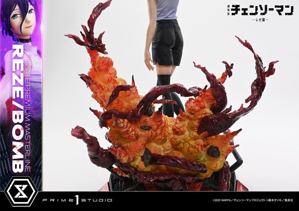 Chainsaw Man Ultimate Premium Masterline Series Statue 1/4 The Movie: Reze Arc REZE/BOMB 56 cm