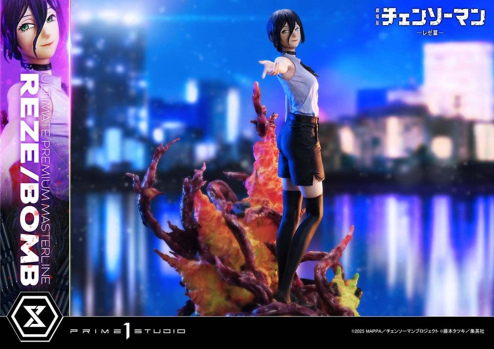 Chainsaw Man Ultimate Premium Masterline Series Statue 1/4 The Movie: Reze Arc REZE/BOMB 56 cm