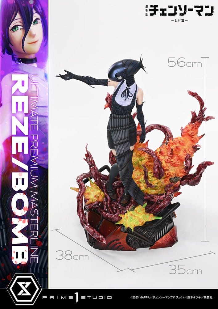Chainsaw Man Ultimate Premium Masterline Series Statue 1/4 REZE/BOMB Deluxe Version 56 cm