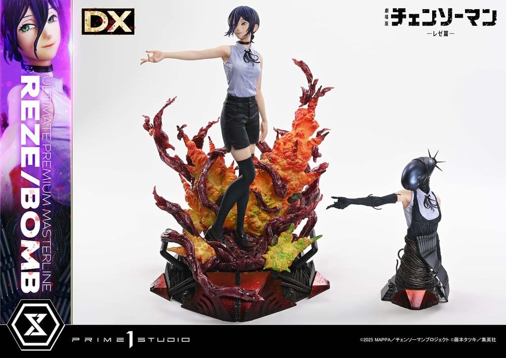 Chainsaw Man Ultimate Premium Masterline Series Statue 1/4 The Movie: Reze Arc REZE/BOMB DX Bonus Version 56 cm