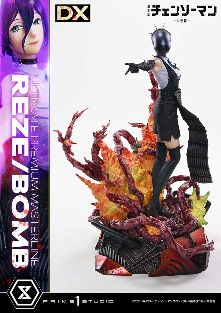 Chainsaw Man Ultimate Premium Masterline Series Statue 1/4 The Movie: Reze Arc REZE/BOMB DX Bonus Version 56 cm