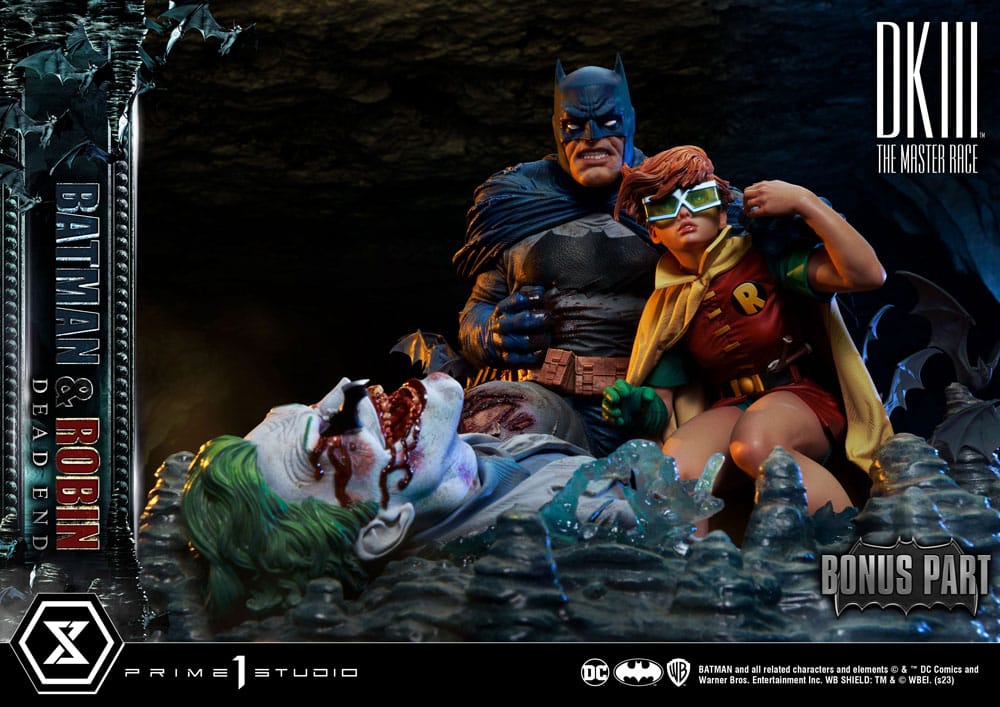 DC Comics Ultimate Premium Masterline Series Statue 1/4 Batman & Robin Dead End Ultimate Bonus Version 61 cm