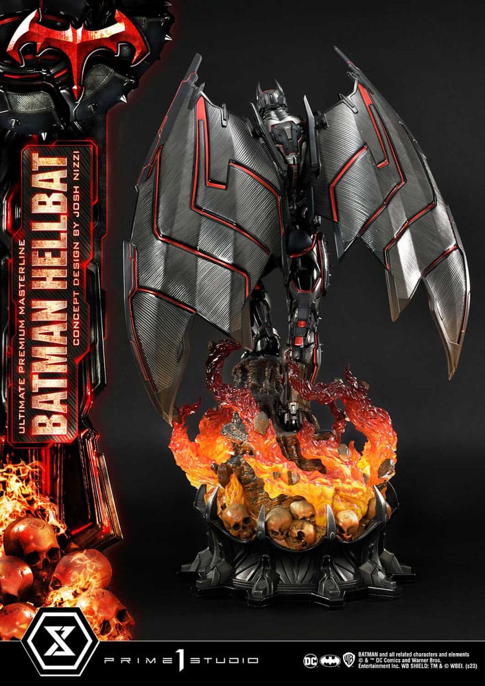 Batman Ultimate Premium Masterline Series Statue Hellbat Concept Design by Josh Nizzi Regular Version 76 cm