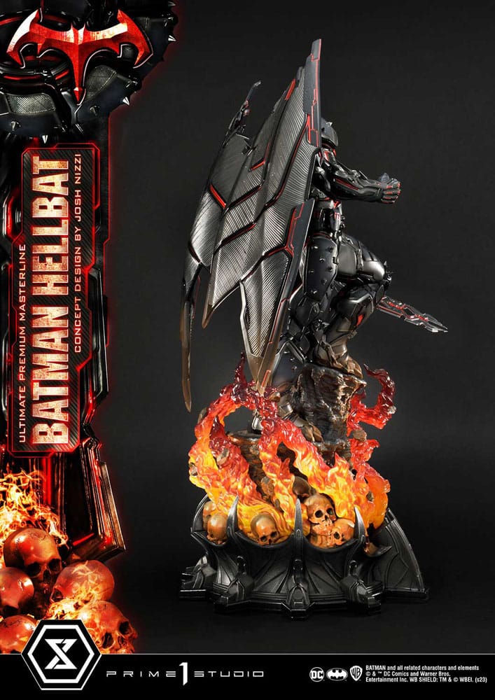 Batman Ultimate Premium Masterline Series Statue Hellbat Concept Design by Josh Nizzi Regular Version 76 cm