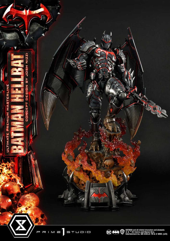 Batman Ultimate Premium Masterline Series Statue Hellbat Concept Design by Josh Nizzi Regular Version 76 cm