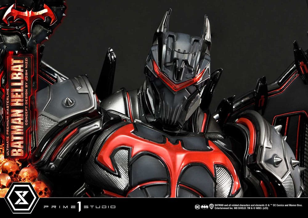 Batman Ultimate Premium Masterline Series Statue Hellbat Concept Design by Josh Nizzi Regular Version 76 cm