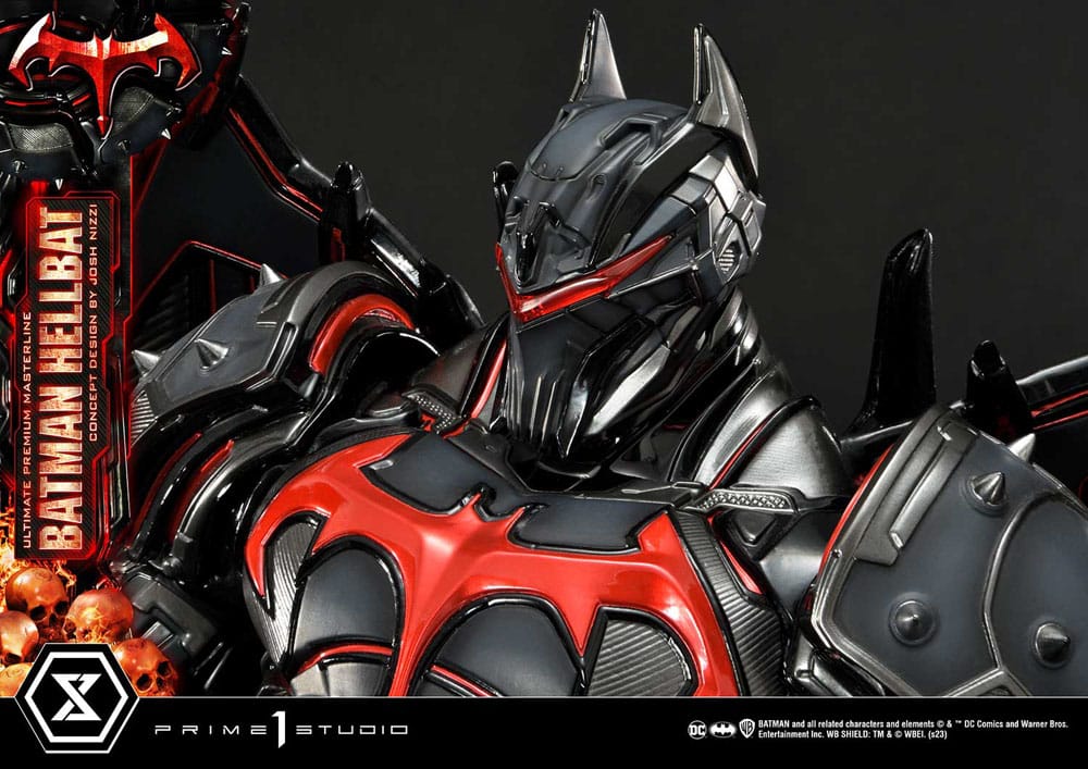 Batman Ultimate Premium Masterline Series Statue Hellbat Concept Design by Josh Nizzi Regular Version 76 cm