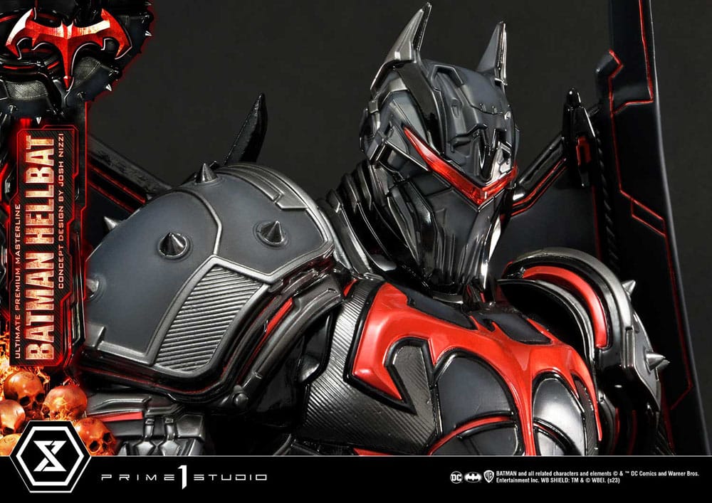 Batman Ultimate Premium Masterline Series Statue Hellbat Concept Design by Josh Nizzi Regular Version 76 cm