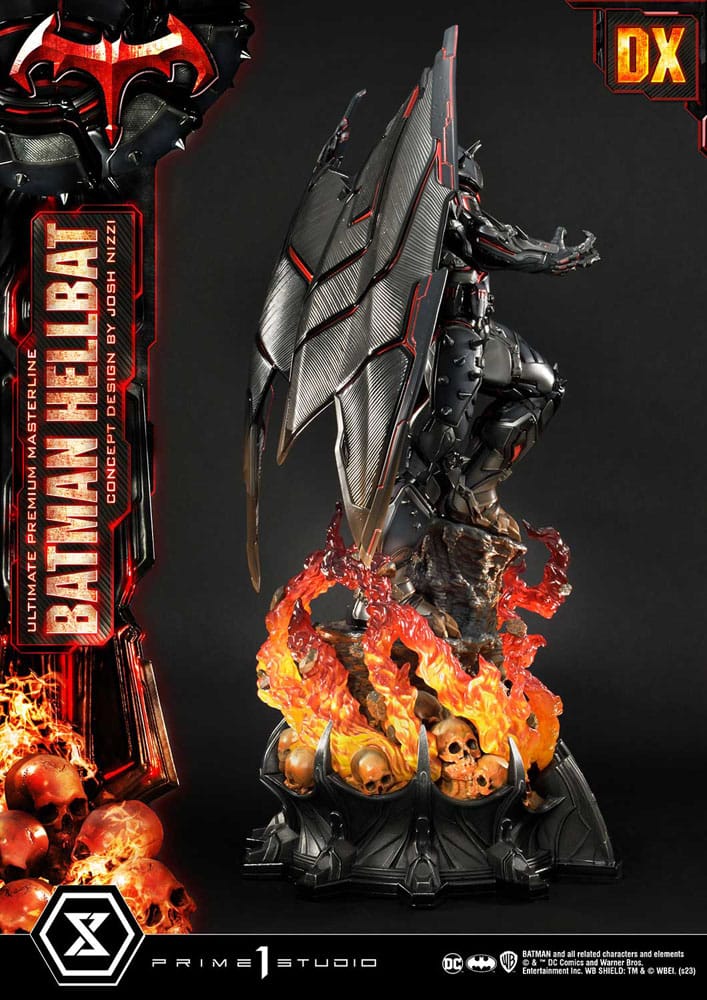 Batman Ultimate Premium Masterline Series Statue Hellbat Concept Design by Josh Nizzi Deluxe Version 76 cm